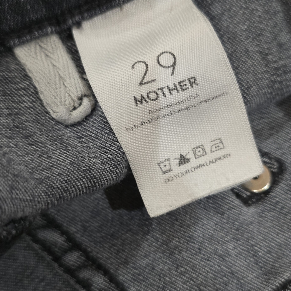 Mother Black Cropped Jeans - Picture 14 of 15